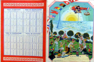 année 50 Protège cahier des comptoirs Francais Reims