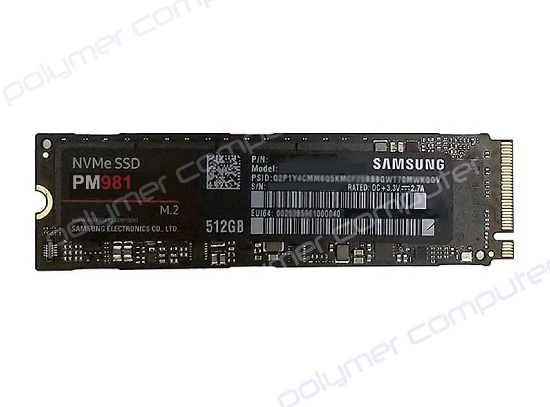 Samsung 500 GB Storage Capacity NVME Solid State Drives for sale