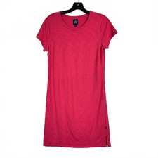 GAP Pink Short Sleeve T-Shirt Dress Women's Size Small