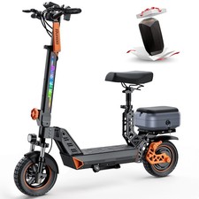 Ruitoo 1000W Adult Electric Scooter with Seat Foldable Off Road E-Scooter 28 MPH