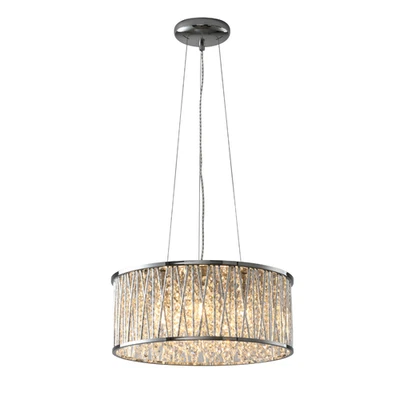 CRYSTAL LIGHT Emilia Design Large Drum Crystal Ceiling Light Brand new