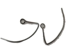 60 Pcs 30X15mm Earring Wire Finding Black Gold Plated Jewelry Making cn-141