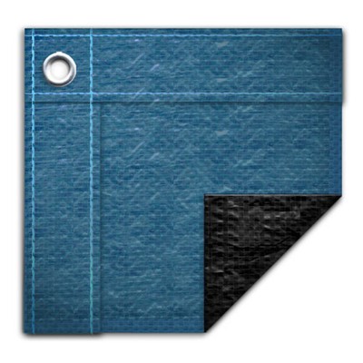 30' x 60' Rectangle In-Ground Swimming Pool Winter Cover 10 Year - Imperial Blue