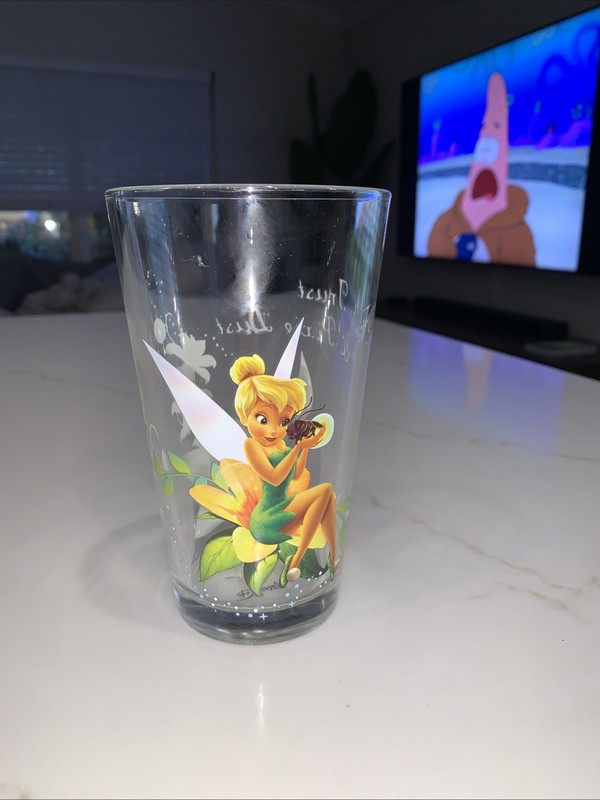 Tinker Bell Disney Glass