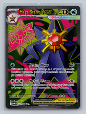 Mega Starmie ex 102/088 POR Pokemon Card EN Holofoil NM 5ban Graphics