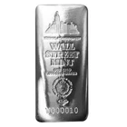 Silver 1 Kilo Scottsdale Wall Street Bar