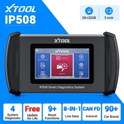  2026 XTOOL IP508 OBD2 Scanner Auto Code Reader TCM ABS SRS SAS Diagnostic Tool