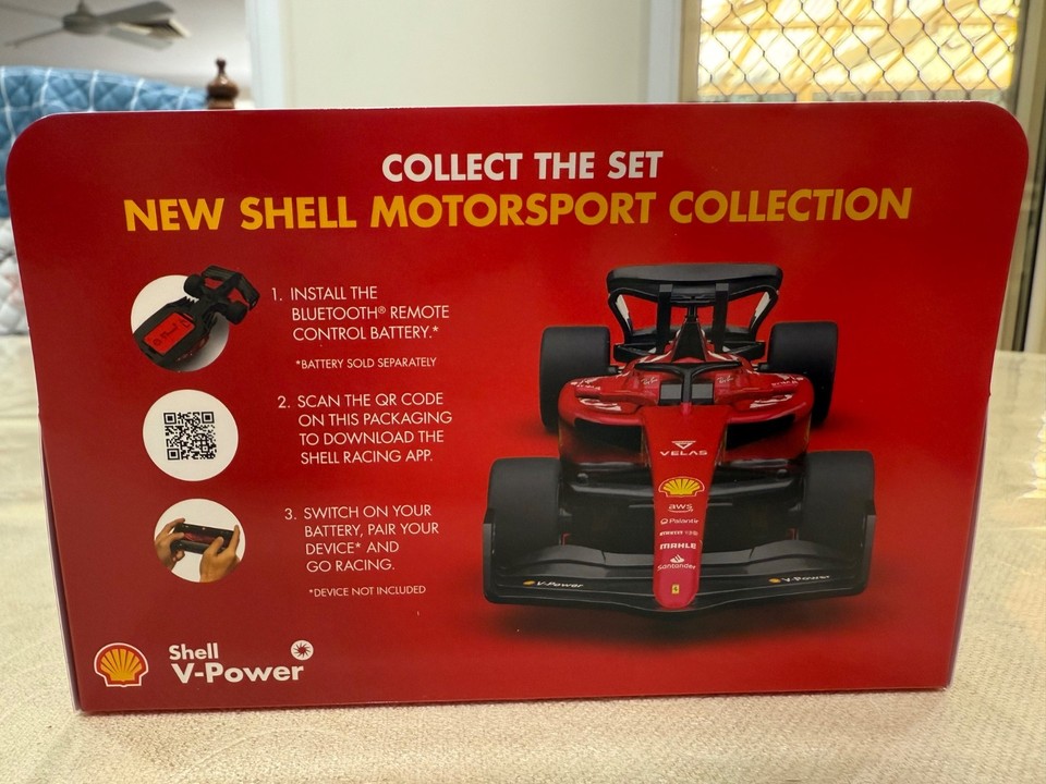Shell MotorSport Collection 2025 Bluetooth RC Die-Cast Car 1:41 Scale ...