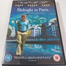 Midnight In Paris - A Film By Woody Allen, Starring Owen Wilson (DVD, 2012)