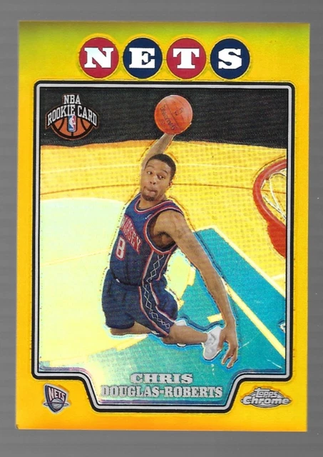 2008-09 Topps Chrome Chris Douglas-Roberts  Gold Refractor Rookie #47/50