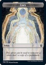 Copy // Golem Double-Sided Token - Foil NM MTG Commander Legends