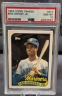 PSA 10 GEM MINT BASEBALL CARD 1989 TOPPS TRADED KEN GRIFFEY JR MARINERS HOF
