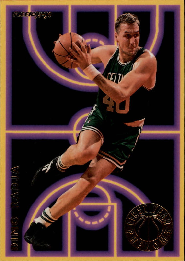 1993-94 Fleer First Year Phenoms #7 Dino Radja - BSK