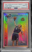 1996-97 Topps Mystery Finest REFRACTOR Jason Kidd PSA 10 GEM MT - Pop 3
