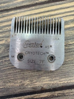 Oster A5 Cryotech Size 7F Blade For Clippers Grooming Tools Stainless Steel USA