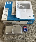 Hp Photosmart E327 5.0Mp Compact Digital Camera w 2Gb Sd Card And Box Tested