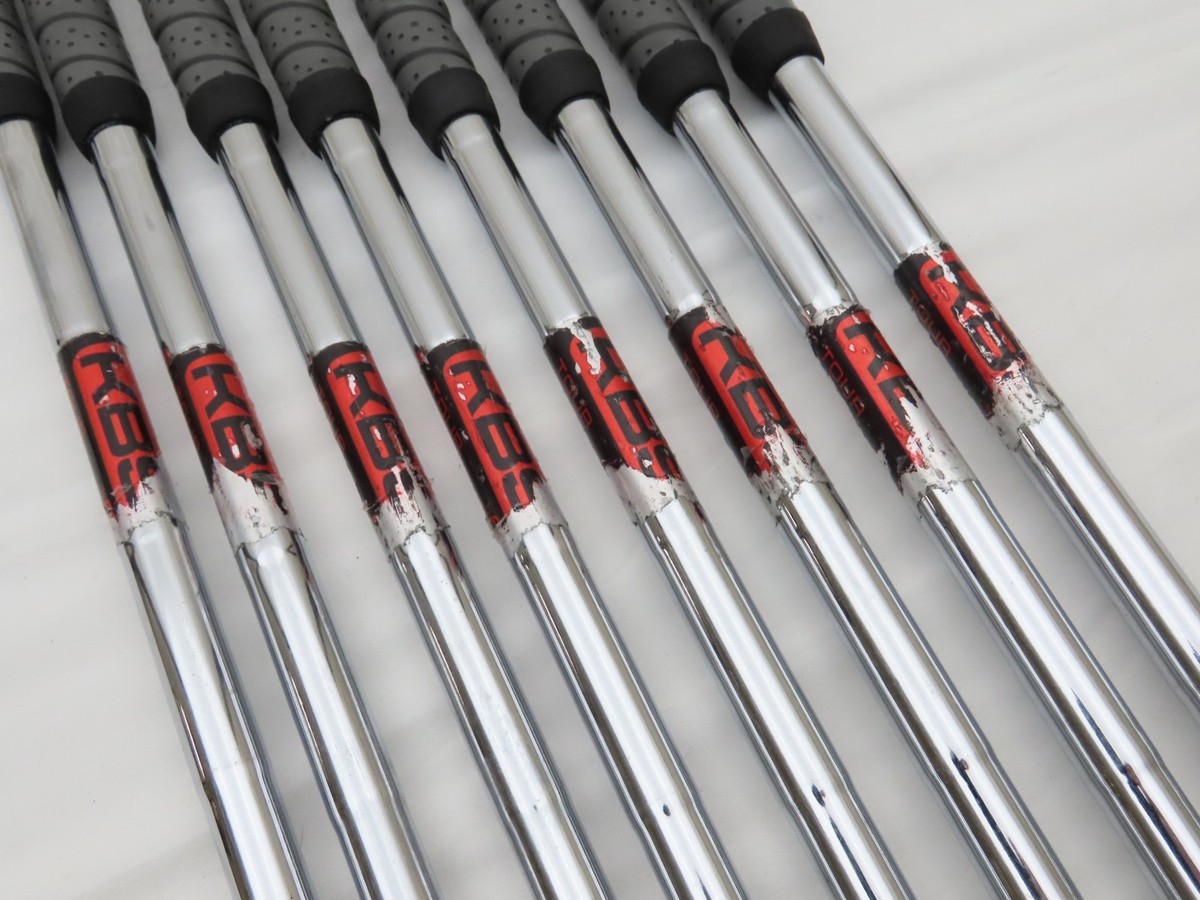 Used Titleist 710 AP2 Iron Set 3-PW KBS Tour Stiff Steel Shafts S