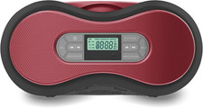 Portable Bluetooth CD Boombox with Digital FM Radio