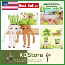 Beginner Crochet Kit with Tutorials and Supplies for Kids  Adults, Animal  ...