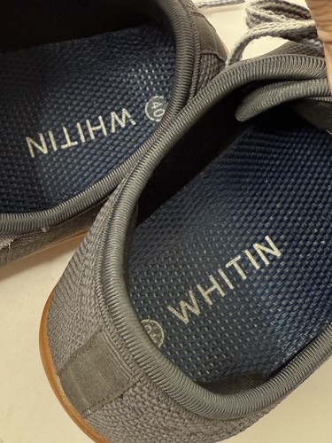 Whitin Womens Gray Zero Drop Barefoot Minimalist Low Top Size 9.5 Sneakers Walk - Picture 15 of 17
