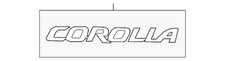 Genuine Toyota Deck Lid Emblem 75444-02c40