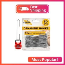 50 Pack Christmas Ornament Hooks   Great Ornament Hangers for Christmas Tree Dec