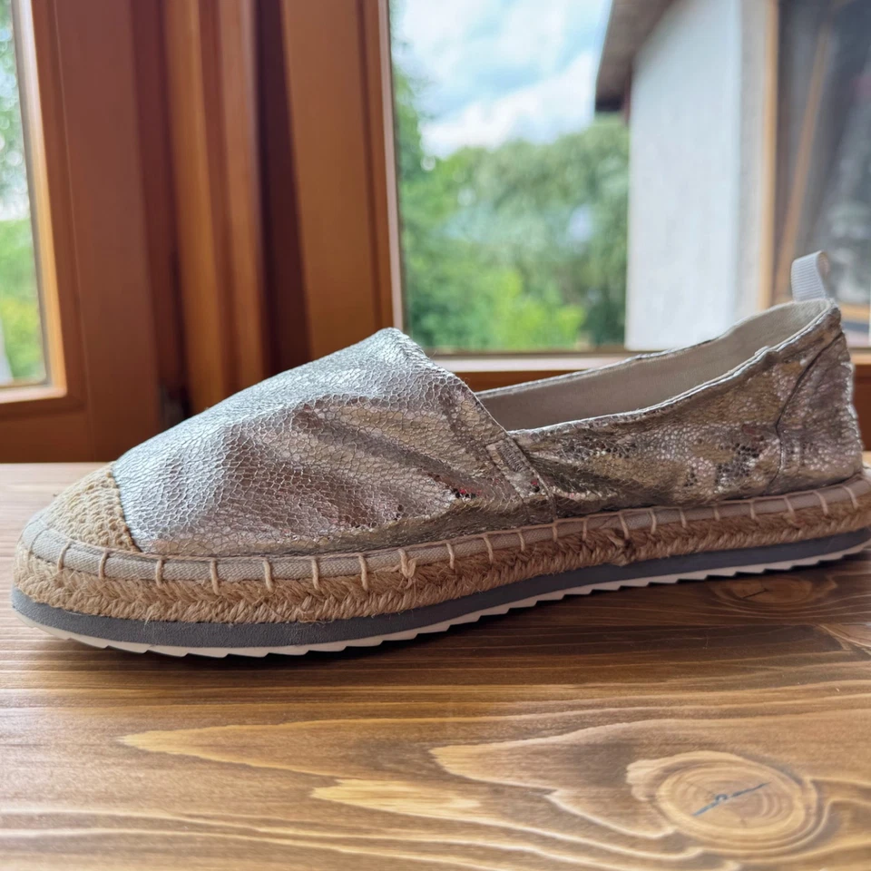 Marco Tozzi Espadrilles Gr. 40 Silber Damen Slipper - Bild 2 von 4
