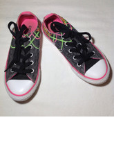 Junior's Size 12 Multicolor Converse All Star Shoes