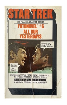 Vintage 1978 Star Trek Fotonovel No. 6 All Our Yesterdays Taschenbücher