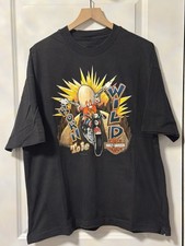 Vintage 00s Looney Tunes New Jersey Harley Davidson T-shirt Size XL