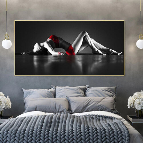 Sexy Woman Canvas Painting Posters and Prints Mural - Picture 2 of 5