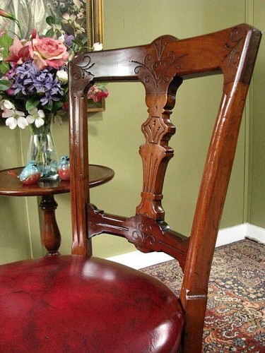 FINE PAIR OF ANTIQUE WALNUT CHAIRS / SIDE CHAIRS /DINING CHAIRS IN VGC. c1890s - Picture 7 of 15
