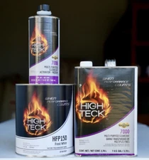 High Teck 7000 Frost White Basecoat Paint & Clearcoat Gallon Kit! GM 8624