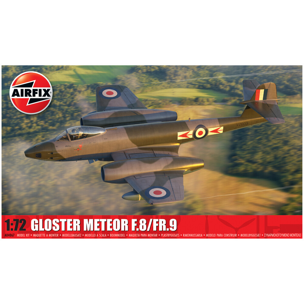 Airfix 1/72 Gloster Meteor F.8/F.9 Model Kit A04067