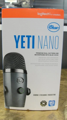 Blue Yeti Nano Premium USB Mikrofon für Aufnahme Streaming Gaming Podcasting