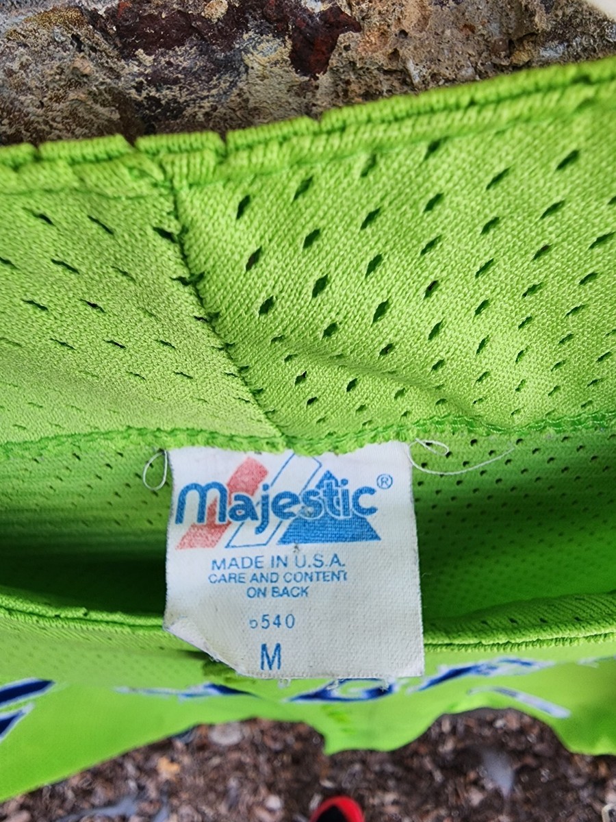 Majestic USA製 Packers メッシュジャージ M Vtg Majestic Green Bay Packers Mesh Sleeveless Jersey Vest