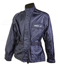 BikeTek Motorcycle Over Jacket Deluxe Rain Proof All Weather Motorbike Jacket