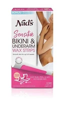 Nad's Bikini and Underarm Strips with Moisture Plus Body Balm, 2.8 Ounce *FreeSh