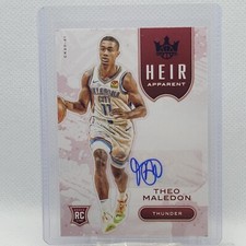 2020-21 Panini Court Kings Theo Maledon Heir Apparent Auto Violet /49 RC