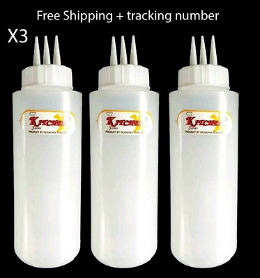 clear ketchup squeeze bottles