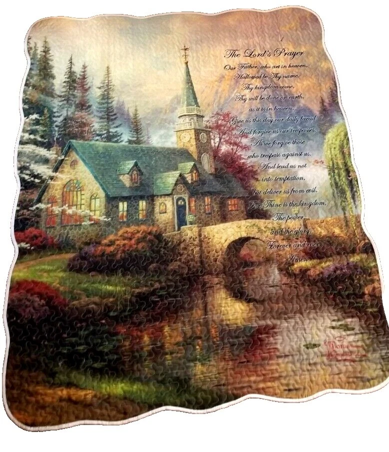 Cobijas y mantas Thomas Kinkade