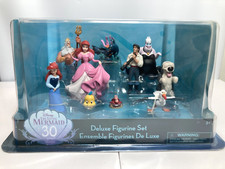 Disney Ariel The Little Mermaid 30th Anniversary Deluxe Figure Set Box JAPAN