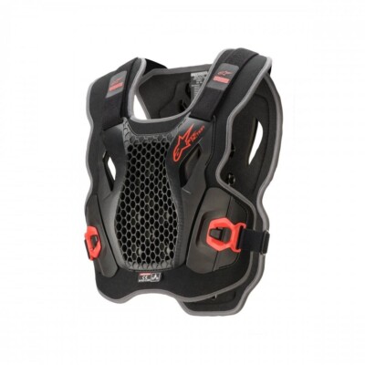 ALPINESTARS Bionic Action Brustprotektor schwarz rot Größe M/L - ultraleicht