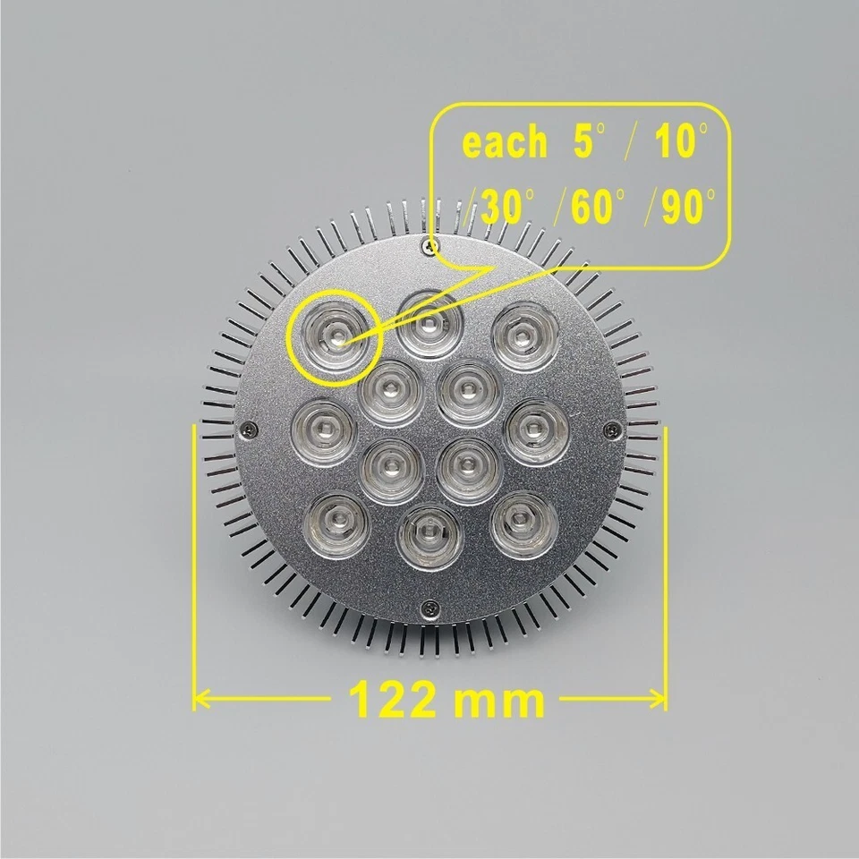 36W Green 520nm~525nm PAR38 LED Lamp Spot Light Bulb Therapy Plant Aquarium - Image 3 of 4