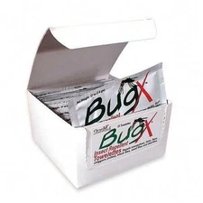 BUGX 30 Mosquito Repellent with DEET (30%) , 1 Box of  25 Wipes,  Coretex