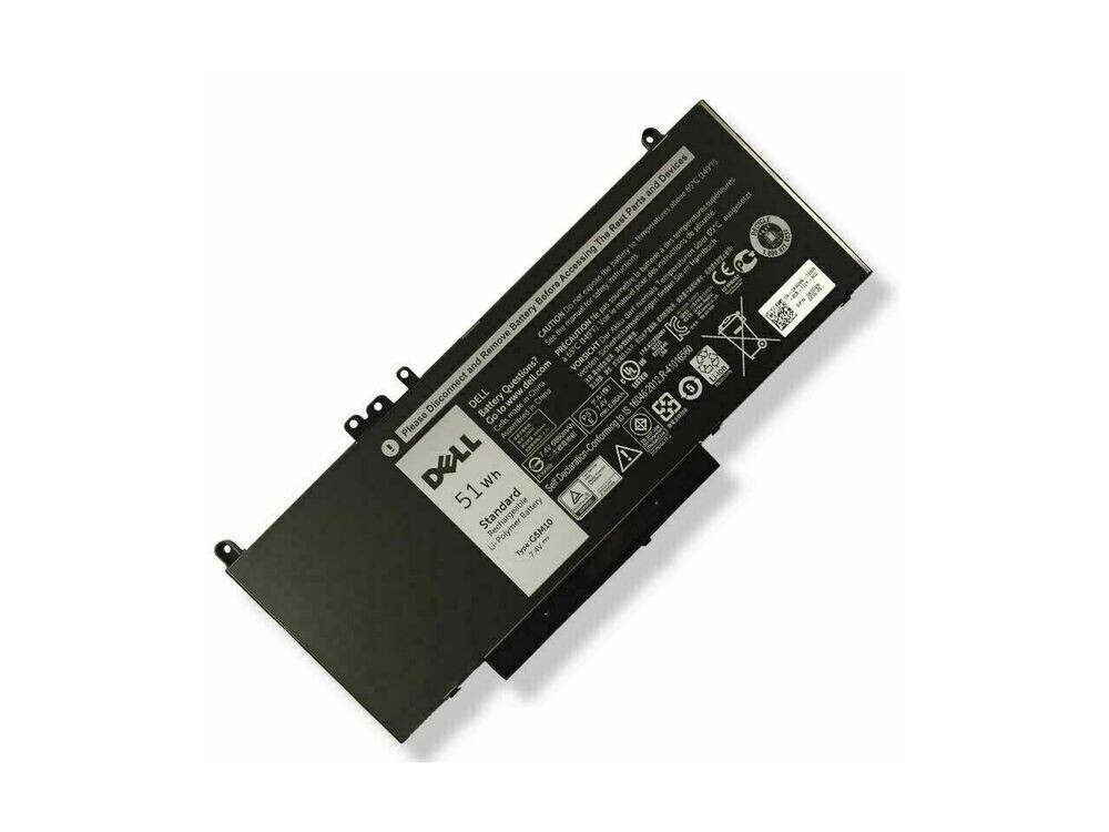 Green Cell Batterie G5M10 0WYJC2 Pour Dell Latitude E5250 E5450 E5550 Portable (6200mAh 7.6V Noir