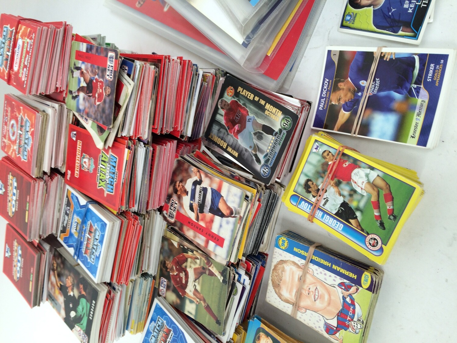 Football Trading Cards & Binders Large Mixed Bundle Merlin ProSet MatchAttax eBay