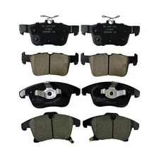 Front & Rear Ceramic Brake Pads for 2013 2014 2015-2020 Ford Fusion Lincoln MKZ