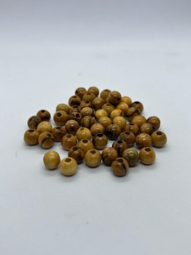 Beads - Olive Wood Holyland Round Beads- Rosaries Bracelets Gift - Various Sizes - Picture 26 of 60