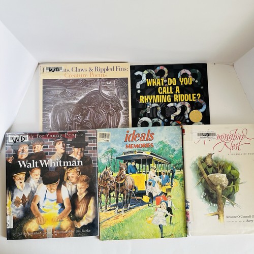 Lot of 5 Children's Illustrated Poetry Books Instant Library Classroom (3)